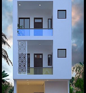 16 × 48 North-Facing House Floor Plan – 768 Sq. Ft