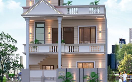 25 × 50 West-Facing House Floor Plan