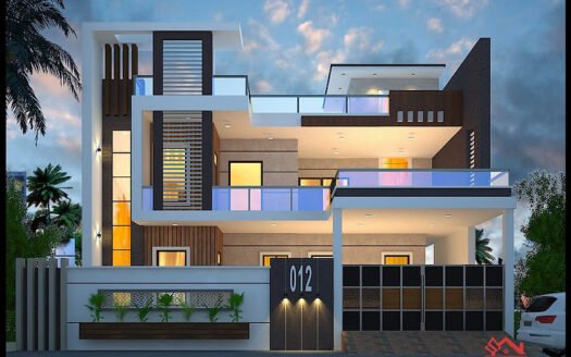 44 × 62 South-Facing House Floor Plan